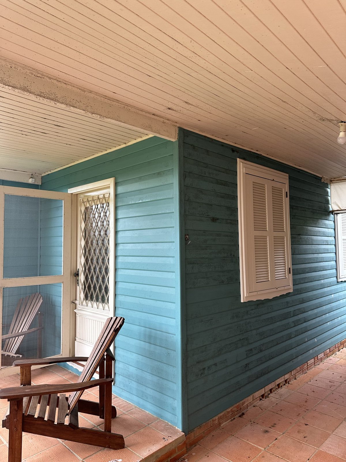 Fachada suja antes da lavagem