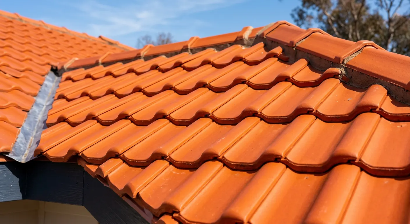 Telhado limpo apos lavagem profissional